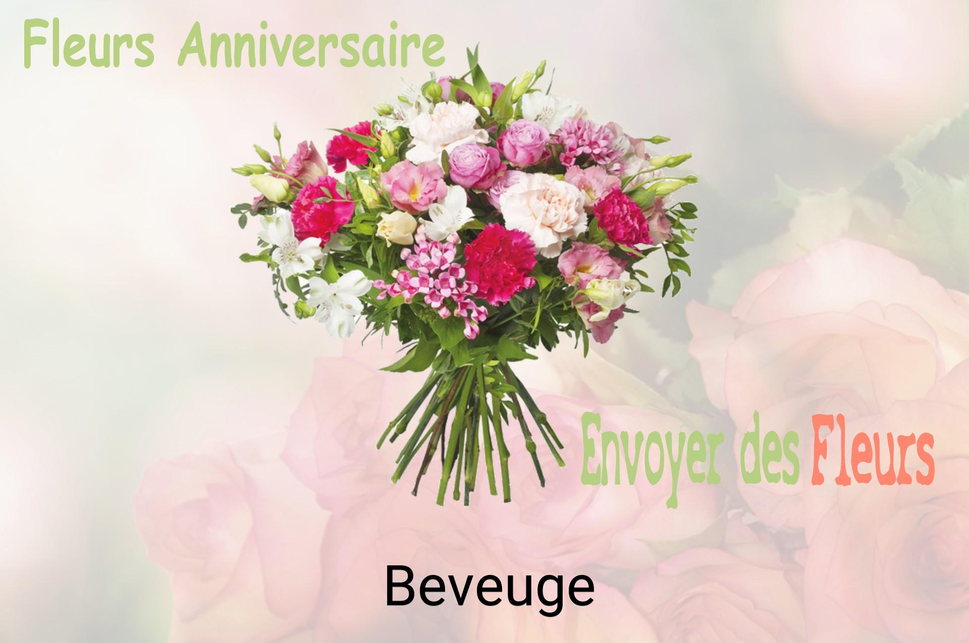 Bouquet de fleurs d’anniversaire livré à Beveuge